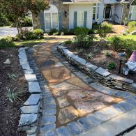 Stone walkway 