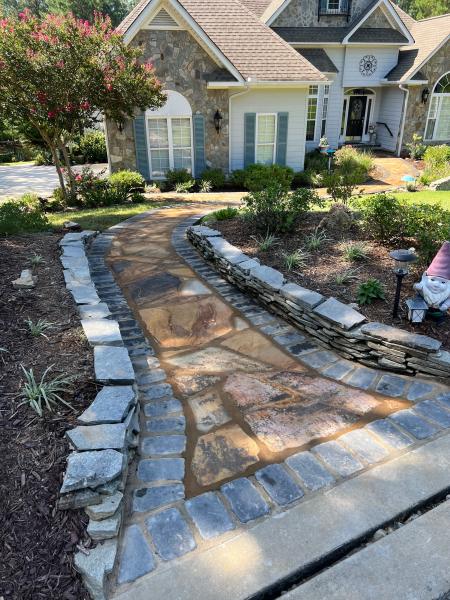 Stone walkway 