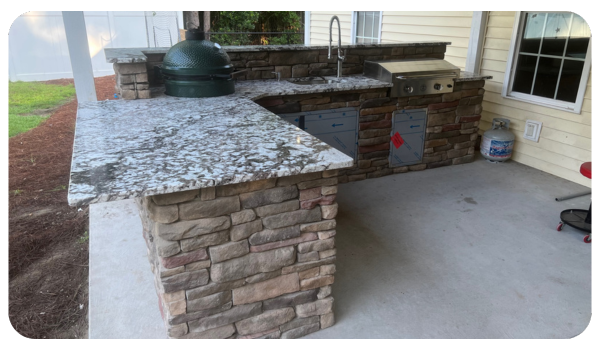 click here to view our outdoor living & kitchens