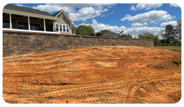 stone retaining wall